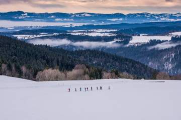 Aktiv im Winter mit herrlichen Ausblicken im Südschwarzwald