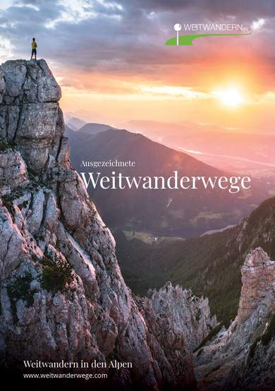 Katalog von Österreichs Wanderdörfer "Weitwandern" im Südtirol ansehen