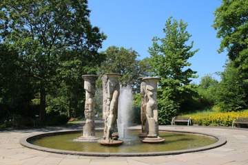 Säulenbrunnen im Kurpark