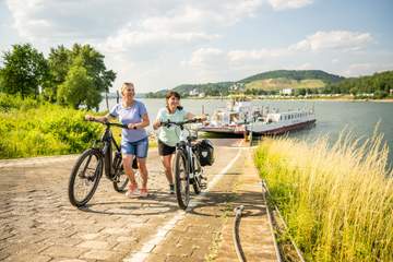 Radfahren am Romantischen Rhein