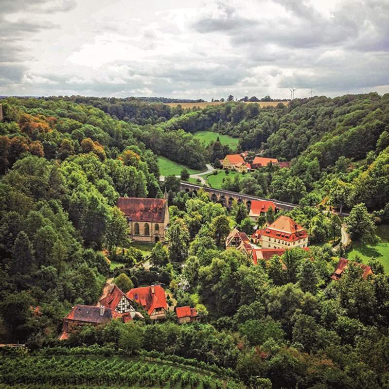 Rothenburg ob der Tauber als Landschaftsgarten